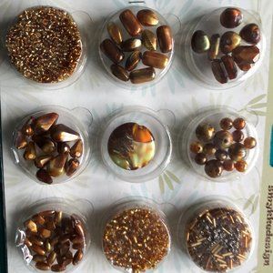 Assorted Ornate Beads for DIY Jewelry Making  NEW